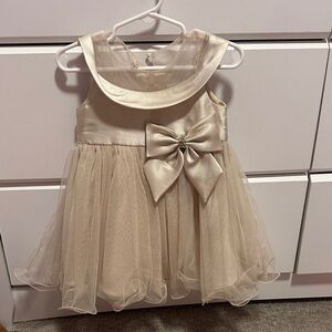 Rare Editions Cream Formal Kids Dress